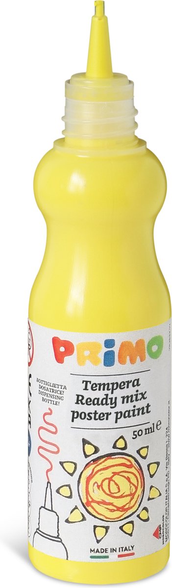 Plakkaatverf in Spuitflesje, Geel, 50 ml