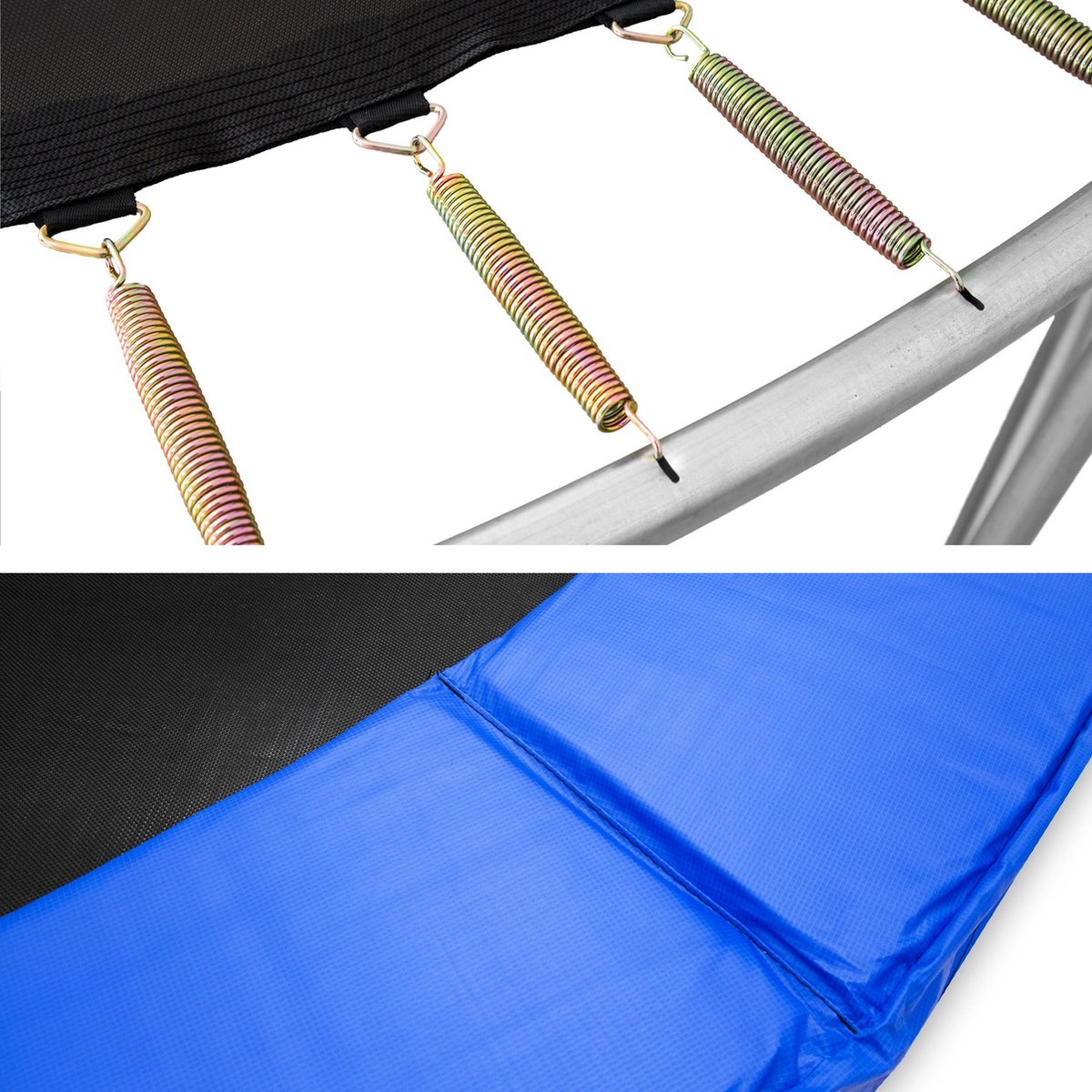 tectake® Trampoline - 427 cm - TÜV-geteste Kindertrampoline met Veiligheidsnet - Buitenspeelgoed - Sporttrampoline - Speeltoestel voor in de Tuin — afbeelding 7