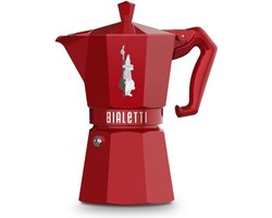Bialetti Moka Exclusive Moka Express Rood