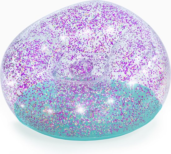 Fauteuil géant gonflable Bestway Glitter 114 x 112 x 66 cm + 6 ans Intérieur et Jardin 75115