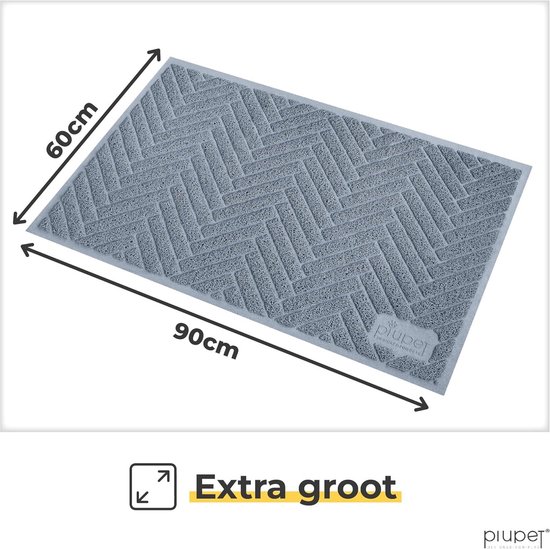 Kattenbakmat, 60 x 90 cm, kattenbakmat van EVA-materiaal