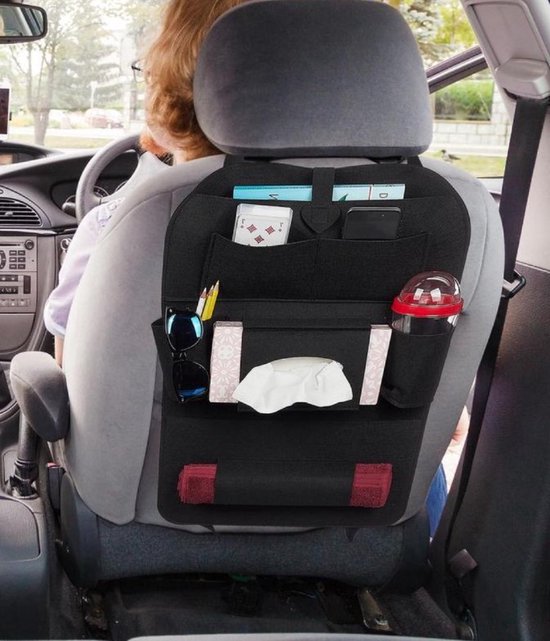 *** Heble® autostoel organizer set van 2 - beschermende en ruime auto organizers voor kinderen! - Reizen Onderweg Auto - van Heble® *** van Heble® — afbeelding 4