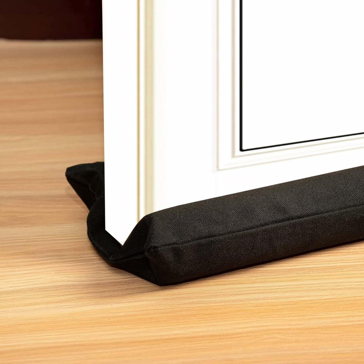 Onder deurtrekstopper 76-96 cm - instelbare windstopper voor deur ramen - trekbeveiliging - deur sweep - luchtgeluidsblokkering - deuren - dubbelzijdige draft stopper for the door