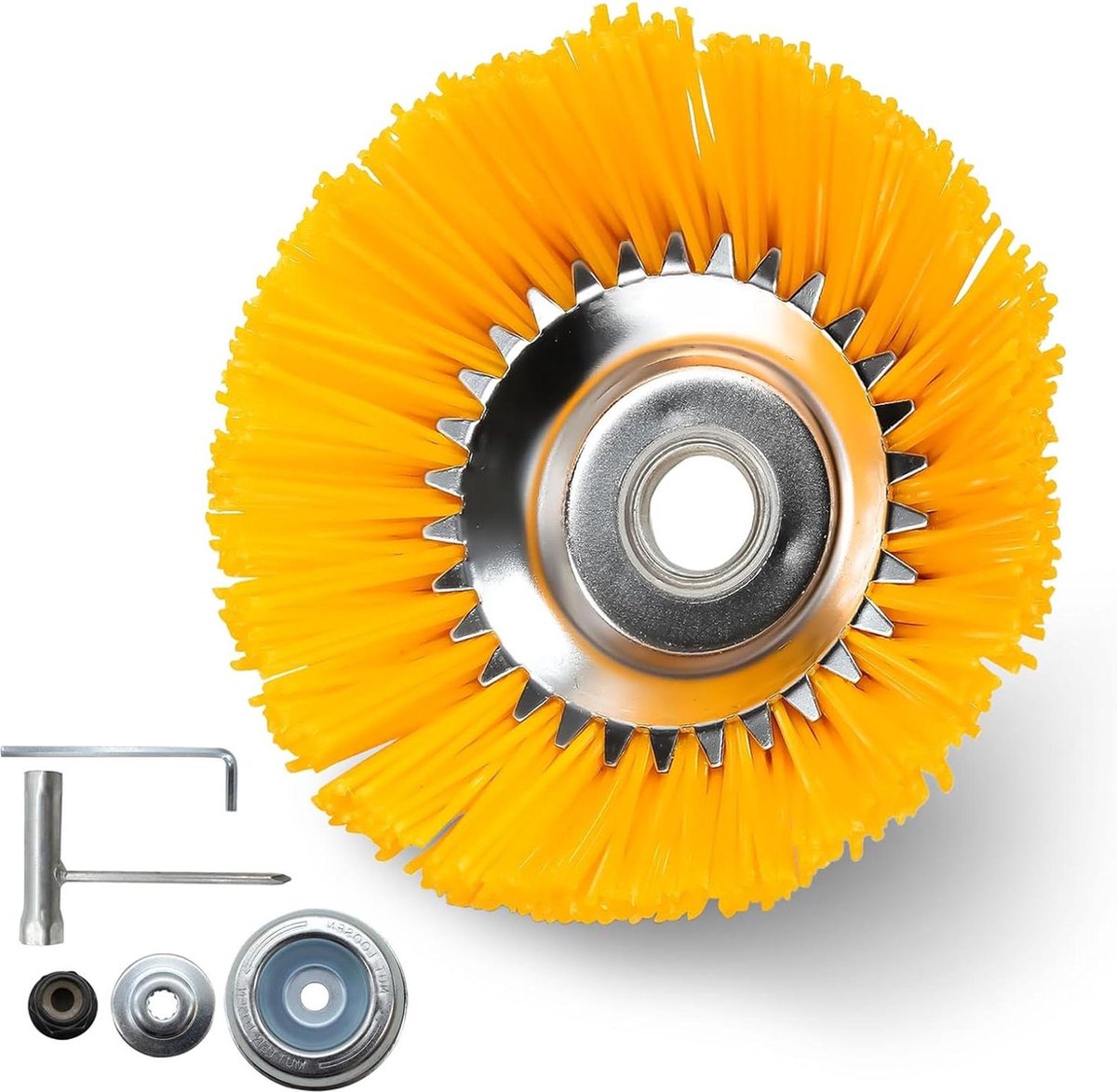 200 mm x 254 mm nylon onkruidborstel bosmaaier grastrimmer accessoires Onkruidborstel