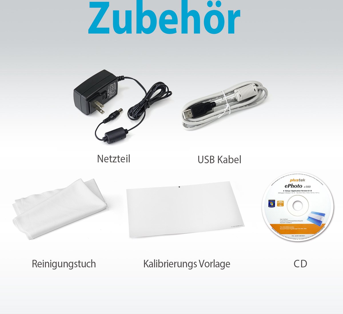 Plustek ePhoto Z300 Flatbed 300 x 300DPI A4 Blauw thumbnail 2
