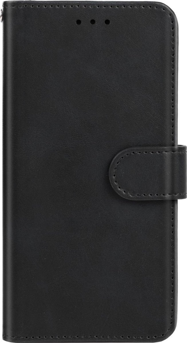 Mobigear Telefoonhoesje geschikt voor POCO C40 Hoesje | Mobigear Wallet Bookcase Portemonnee | Pasjeshouder voor 3 Pasjes | Telefoonhoesje voor Pinpas / OV Kaart / Rijbewijs - Zwart