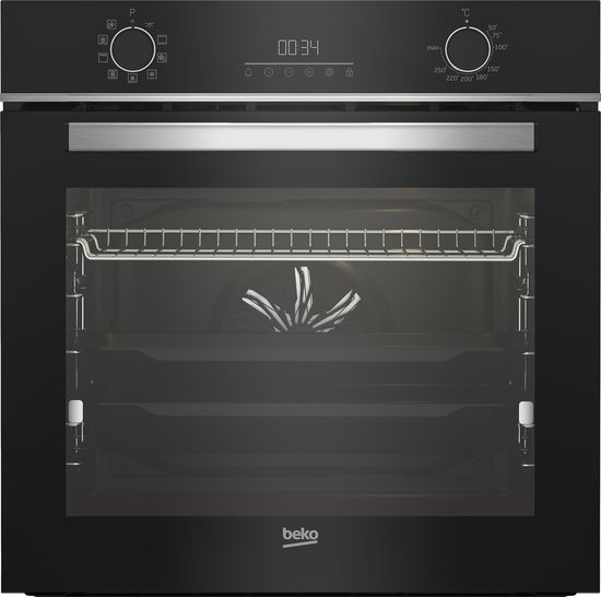 Beko BBIM18300XSE | Four à air chaud | 72L | SoftClose | Aeroperfect | Rails télescopiques