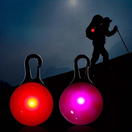 Bovista Collier Lumineux - Collier Lumineux - Lumineux - Chien - Chat - Lumineux - Collier pour Chien LED - Clip-On - Blauw