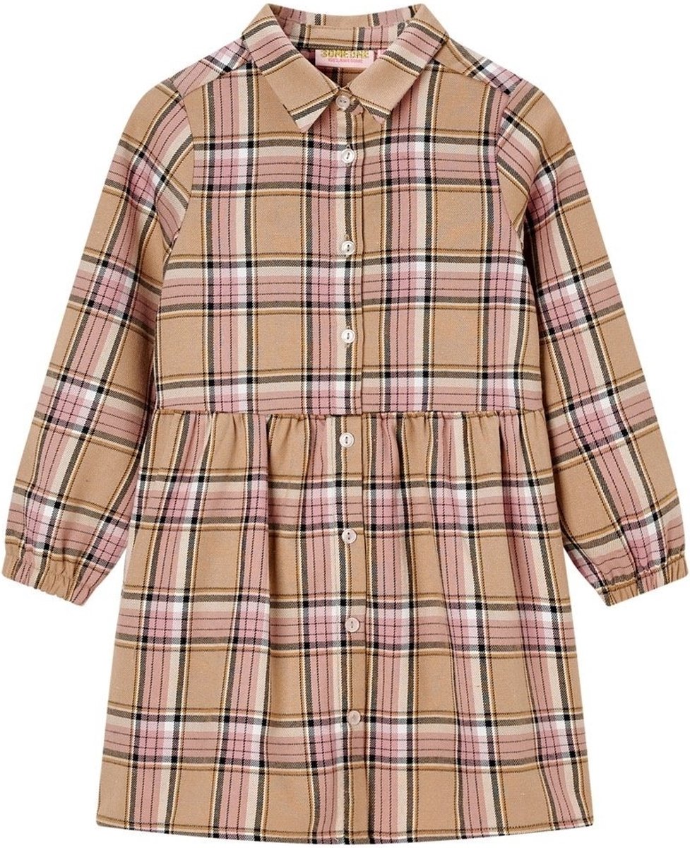 Someone Meisjes jurk - Donker beige