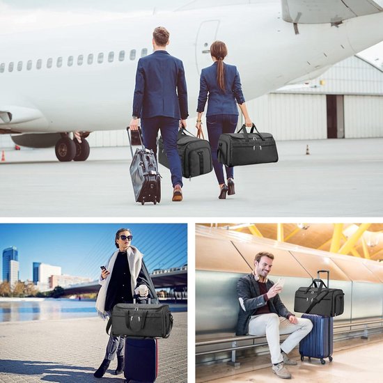 Custom Convertible Carry on Oxford Bolsas de ropa para viajar con bolsa de zapat Custom Convertible Carry on Oxford Bolsas de ropa para viajar con bolsa de zapat