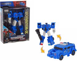 X-Warrior ExtingGuish Flame - transformeerde robot en auto 2in1