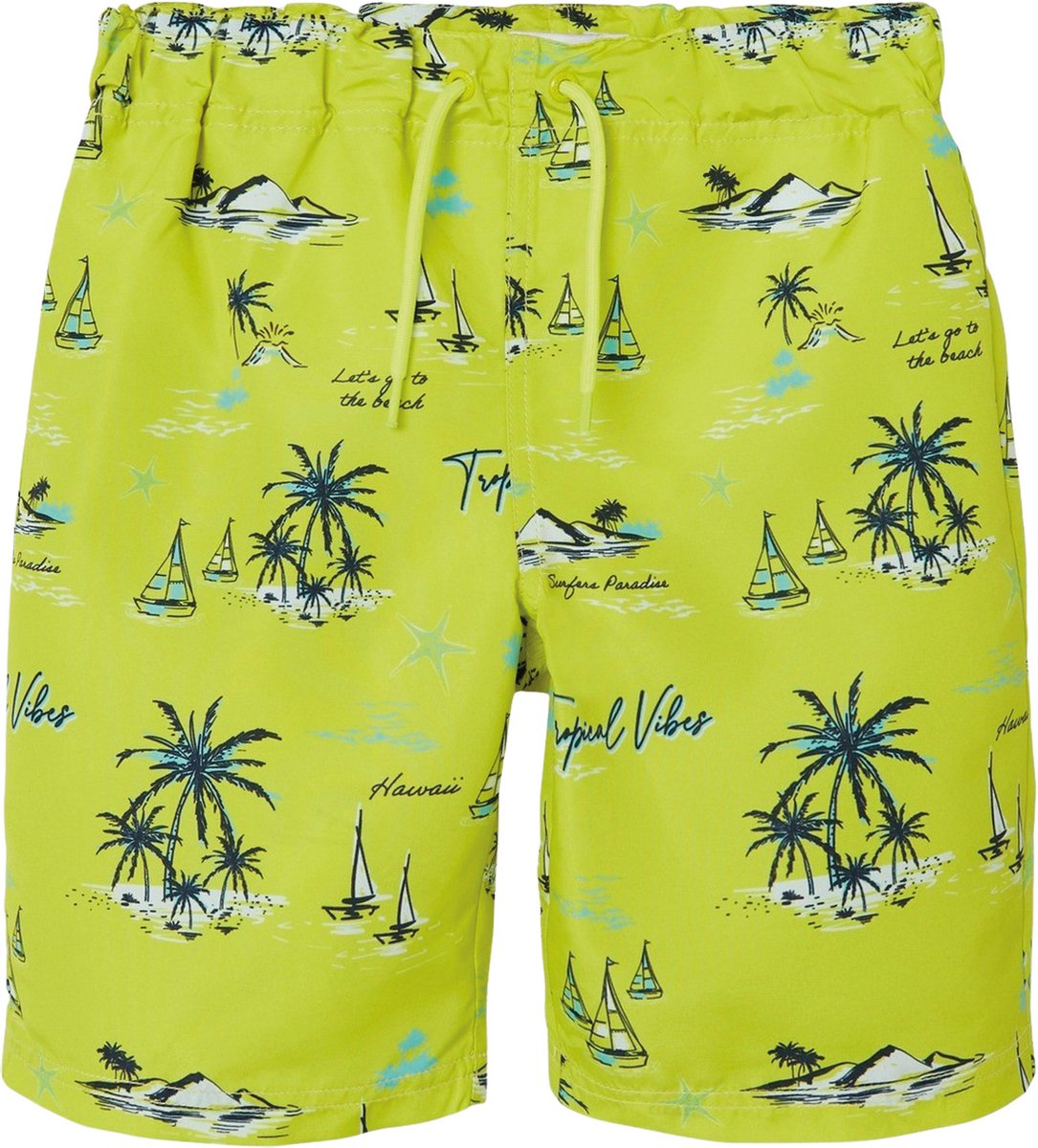 NAME IT NKMZORRO LONG SWIM SHORTS TB Jongens Zwembroek - Maat 152