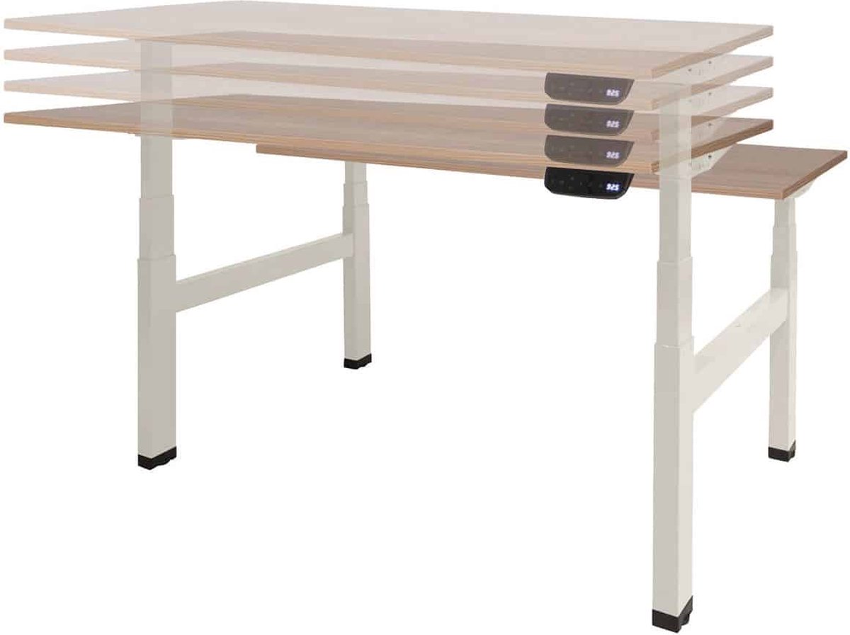 Schaffenburg Dextro Plus Elektrisch Zit-sta DUO bureau - NEN-EN 527 (Ongemonteerd)