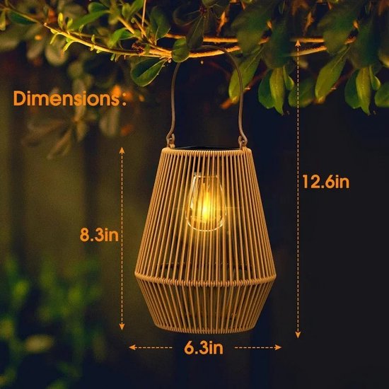 Hanglamp zonne-energie Tivoli | Tuinverlichting zonne-energie | Solar-Aqua