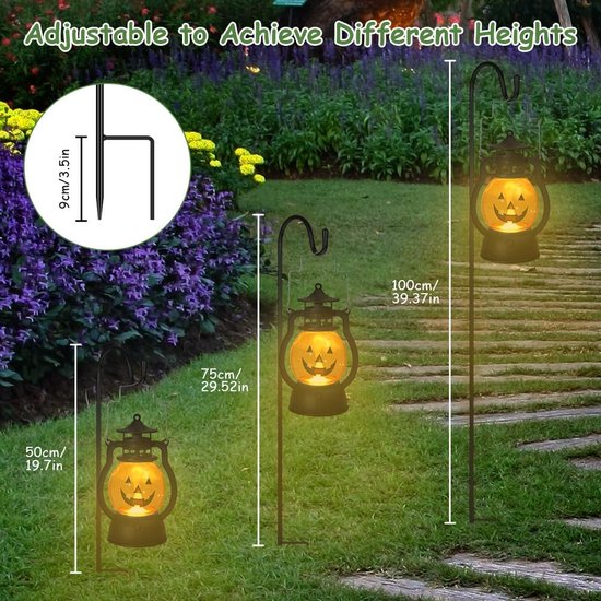 Herdershaken – 2 Stuks – 100 Cm – Verstelbaar – 5-punts Basis – Geschikt Voor Vogelhuisjes, Planten En Lantaarns