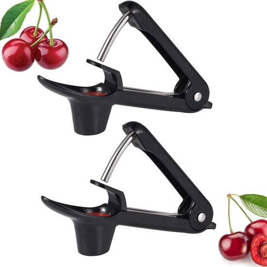 Dénoyauteur En Acier Inoxydable Pour Cerises, Olives, Jujubes - Avec Ressort Automatique, Facile à Nettoyer - 12