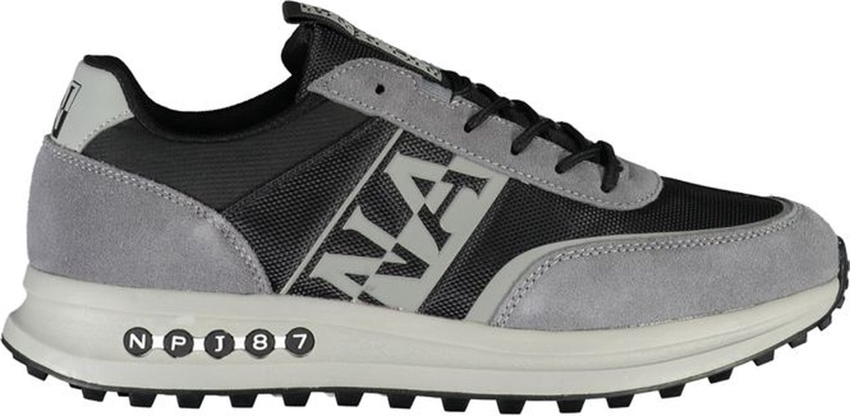 Napapijri Geregen Sportsneaker Met Contrasterende Details En Logoprint