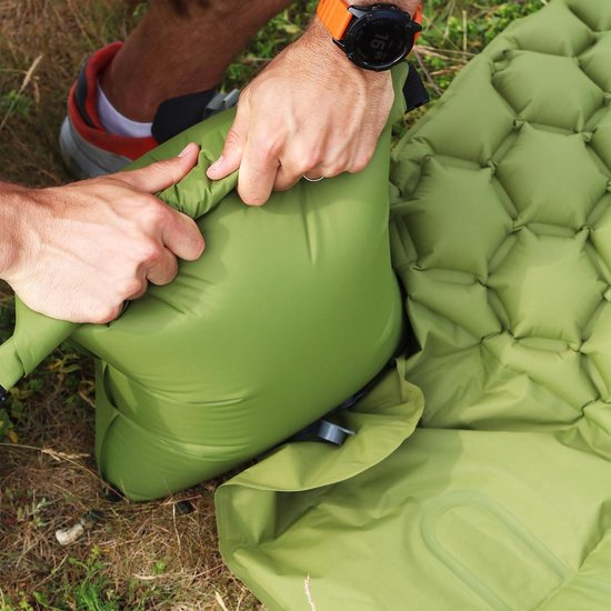 Multifunctionele pompzak - campingaccessoire voor slaapmatten - 17 mm mondstuk van Merkloos — afbeelding 4