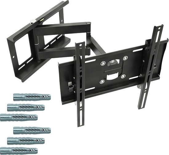 USX MOUNT TV Houder, Draaibare Kantelbare Muurbeugel Voor De Meeste 26 55 Inch Led Lcd Flat Curved Of Monitor Tot 27 Kg En Vesa 400 X Mm 2267851455