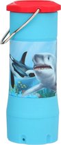 Bol.com Dino World Zaklamp Haai Junior 105 X 45 X 4 Cm Blauw/rood aanbieding