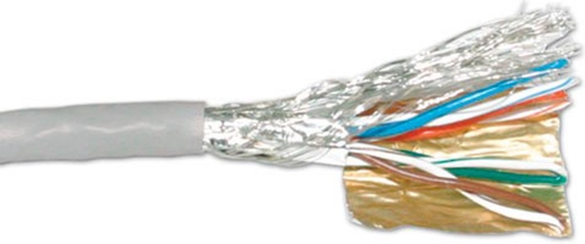 ACT FP700B CAT 6A S/FTP PVC Patchkabel Grijs - 305 meter