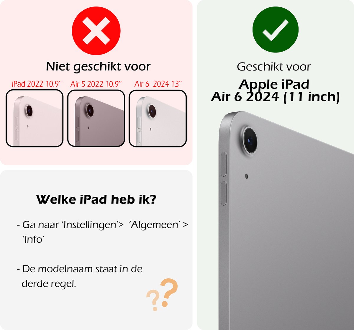 Hoesje - Geschikt voor Apple iPad Air 6 (2024) - 11 inch - 6e Generatie - M2 - Keyboard Book Cover - Toetsenbord Case - Hoes - Donkerblauw — cadeau in Telefoon & Tablet - foto 2