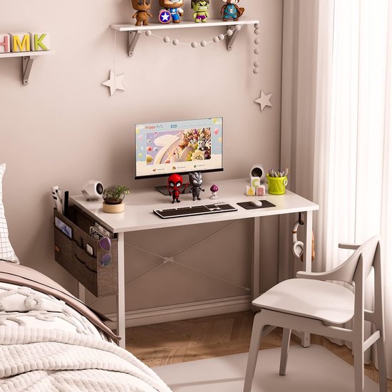 Pamray - Escritorio pequeño en forma de L de 43 pulgadas Pamray - Escritorio pequeño en forma de L de 43 pulgadas