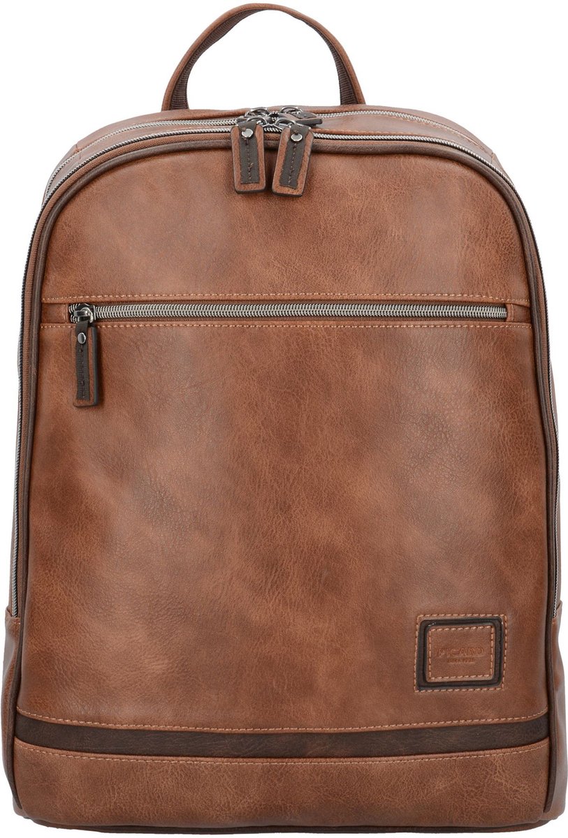 PICARD Laptop rugzak Rugzak met laptopvak Breakers Backpack Whisky - Kom Bruine