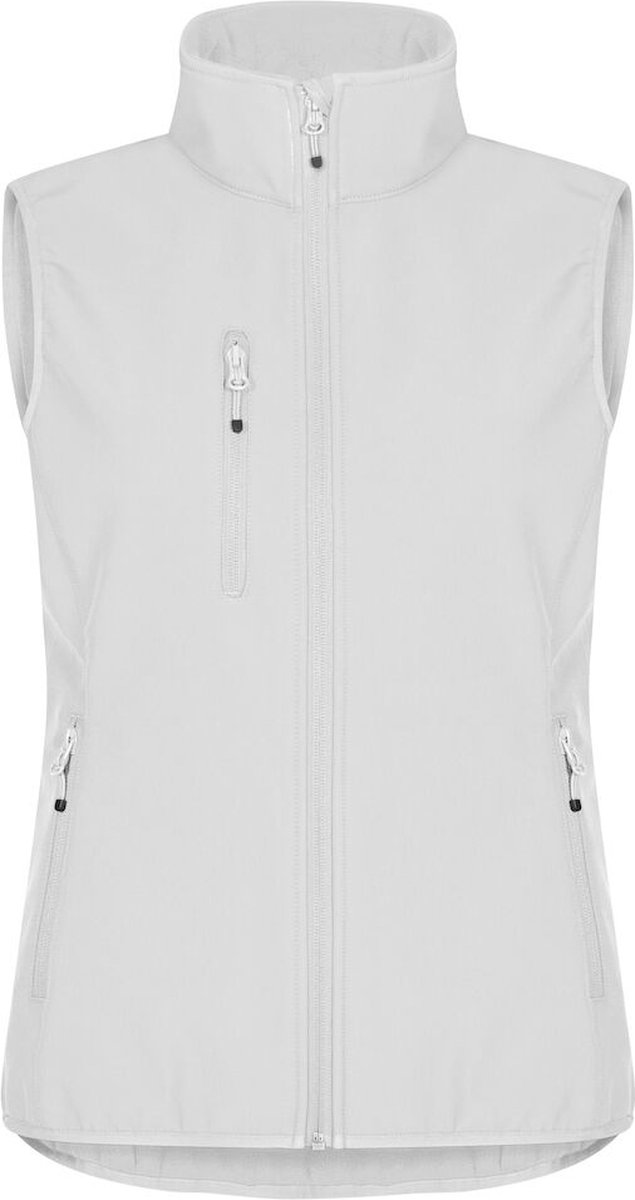 Clique Classic Softshell Vest Women 0200916 - Wit - 34/XS