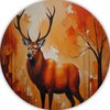 Oranje, rood, bruin, geel, zwart