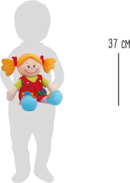 Legler Dolls Poupées en tissu avec fonction d'apprentissage, lot de 2