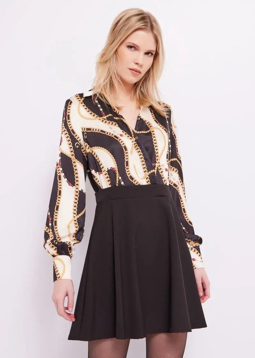 GAUDI - Women's dress with layering effect - Maat : M-44