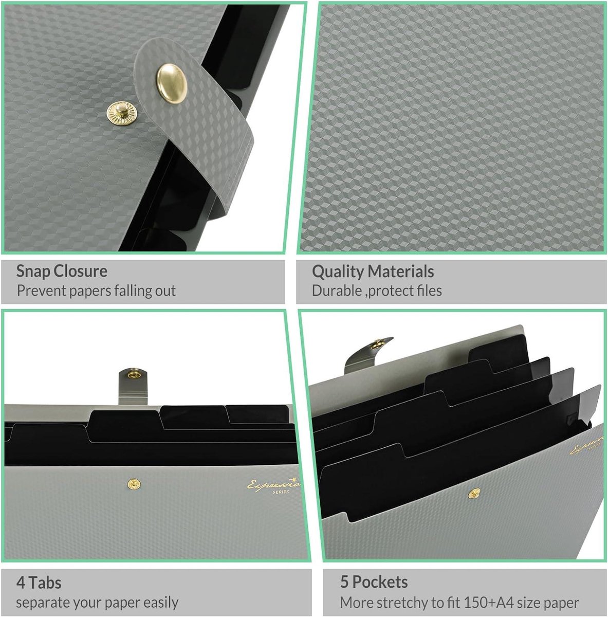 13 zakken Accordeon File Organizer met duurzaam handvat 13 zakken Accordeon File Organizer met duurzaam handvat