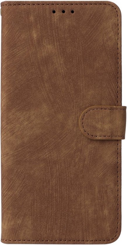 Coverup Book Case avec Cordon - Convient pour Xiaomi Poco F6 Case - Marron