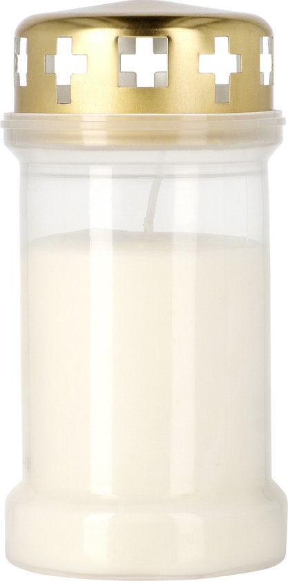 SANA Herdenkingskaars - Geurkaars - Bruin / Beige - IK DENK AAN JE - 45