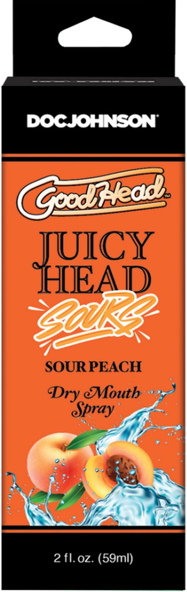 Doc Johnson - GoodHead Juicy Head Dry Mouth Spray - Perzik - 60 ml
