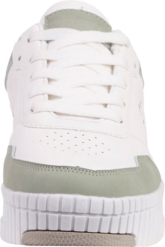 Kappa Plateau Sneaker für Damen 243236 White/Grey-37