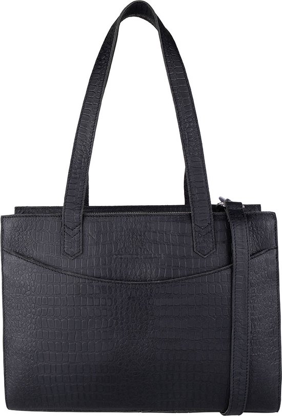 Cowboysbag - Laptopbag Elston 13 Croco Black