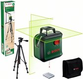 Bol.com Bosch AdvancedLevel 360 Set - 360° Kruislijnlaser - Inclusief Statief - Opbergetui - Batterijen aanbieding