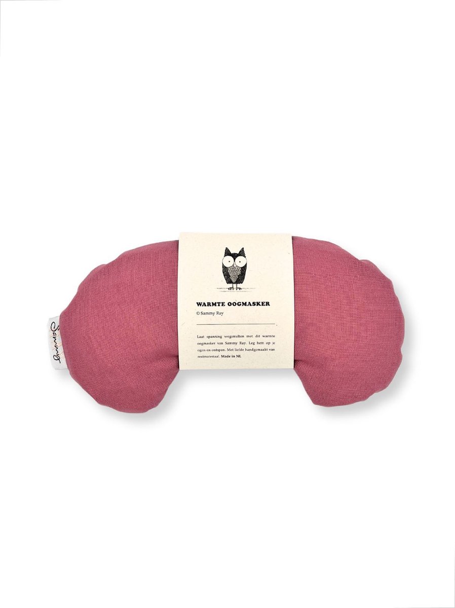 Goedkoopste Oogmasker warmtekussen - Oudroze - Roze - Duurzaam cadeau - Kersenpitten - Meditatiekussen - Oogkussen - Yoga - Meditatie - Ontspanning - Migraine
