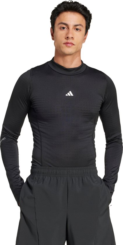 adidas Performance T-shirt de training manches longues TECHFIT COLD.RDY - Hommes - Noir - L