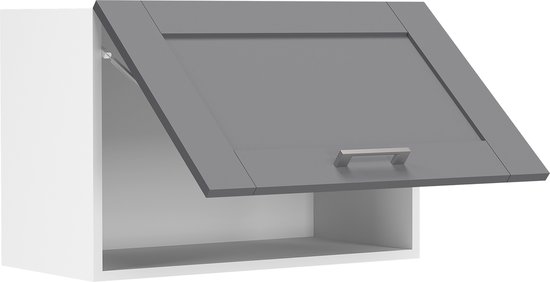 Oliwia W60OK Keukenkast - Hangend Wit Mat - Enkel Deur - 60x29x30 cm