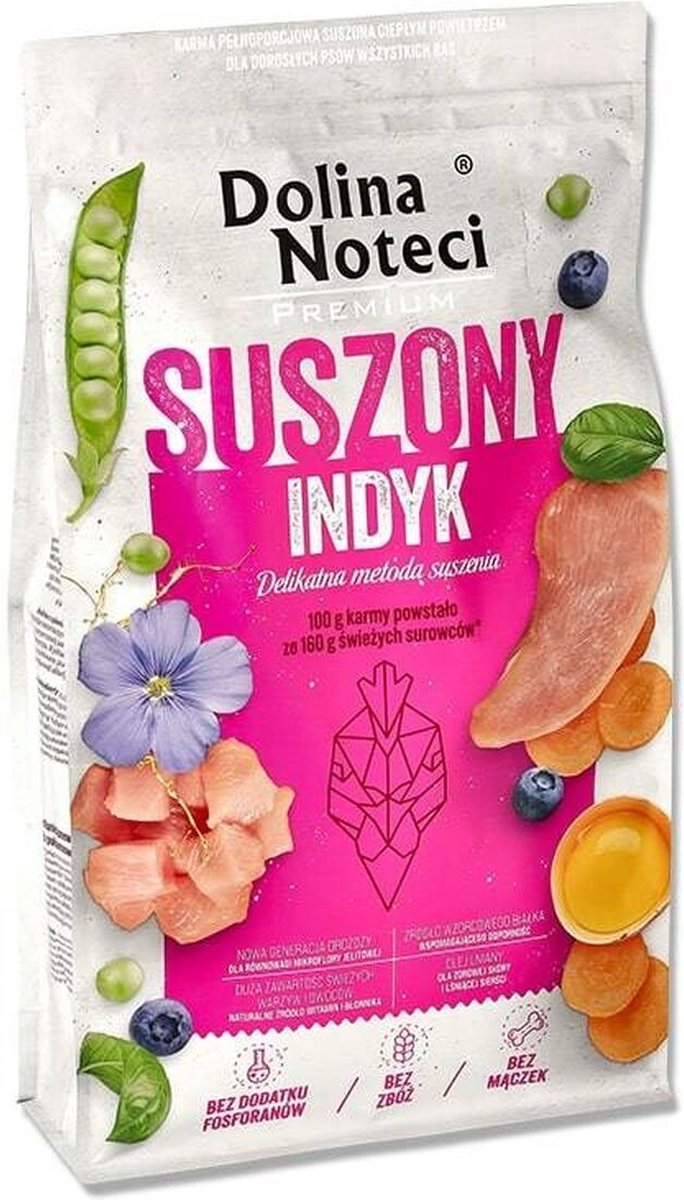 Dolina Noteci Dolina Noteci Premium Kalkoen 9kg Hond Voedsel Roze