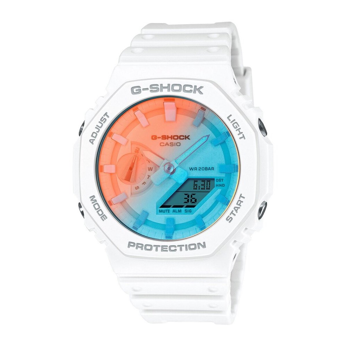 Casio - GA-2100TL-7AER - Polshorloge - Heren - Kwarts - G-Shock