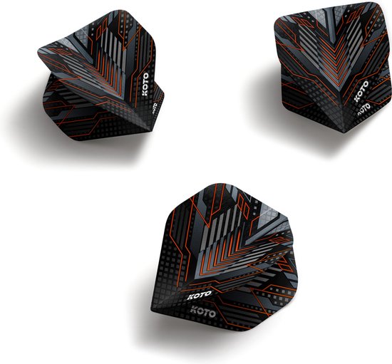 KOTO ZIZ-Matrix NO2 Orange - Dart Flights van KOTO — afbeelding 4