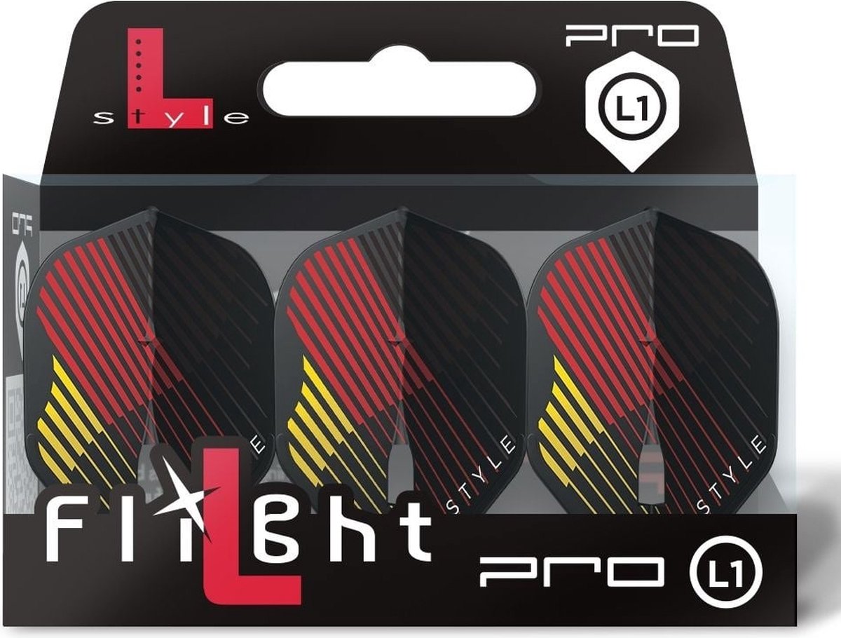 L-Style L1 RYB Series Type C Clear Black - Dart Flights
