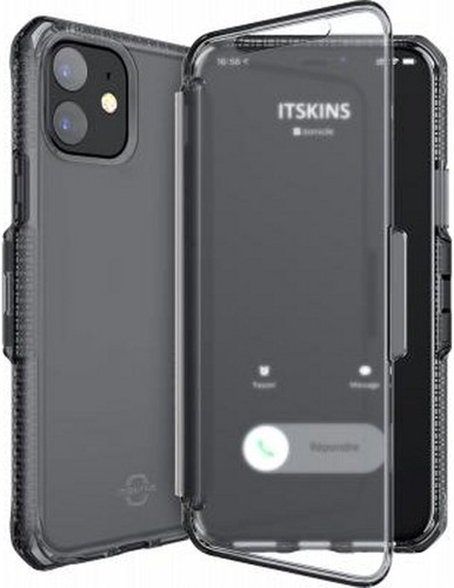 Itskins, Hoesje geschikt voor Samsung Galaxy A13 5G - Spectrum R Series Versterkt Folio & Anti-Shock, Zwart