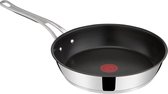 Jamie Oliver by Tefal Cook's Classic Koekenpan - 28 CM - Anti-aanbaklaag - Thermo-Signal - RVS - geschikt voor inductie - Ovenvast