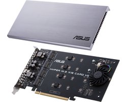 Asus HYPER M.2 X16 CARD V2 - Uitbreidingskaart PCIe 3.0 x16 - 4x M.2 (PCIe)