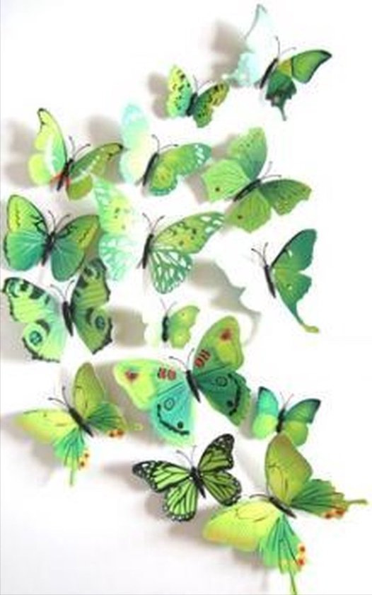 36 stuks 3D-vlinders, muurstickers, decoratie, vlinders, wanddecoratie, vlinders, decoratie voor doe-het-zelf, bruiloft, feest, thuis, wanddecoratie, zilver B